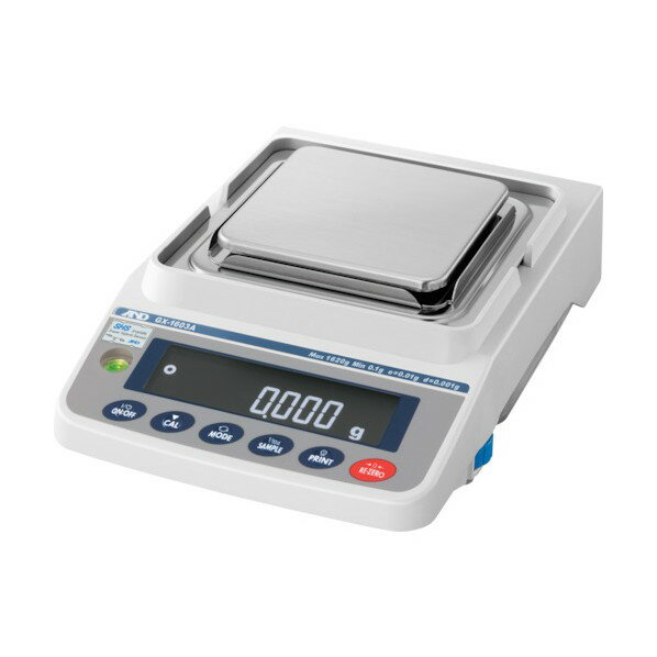 エー・アンド・ディ 汎用電子天びん 内蔵分銅付き 1620g/0.001g 212X317X93mm GX1603A 1台