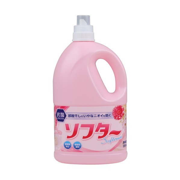 カネヨ石鹸 抗菌剤入りソフターピンク2500 602022-A 1点×6個