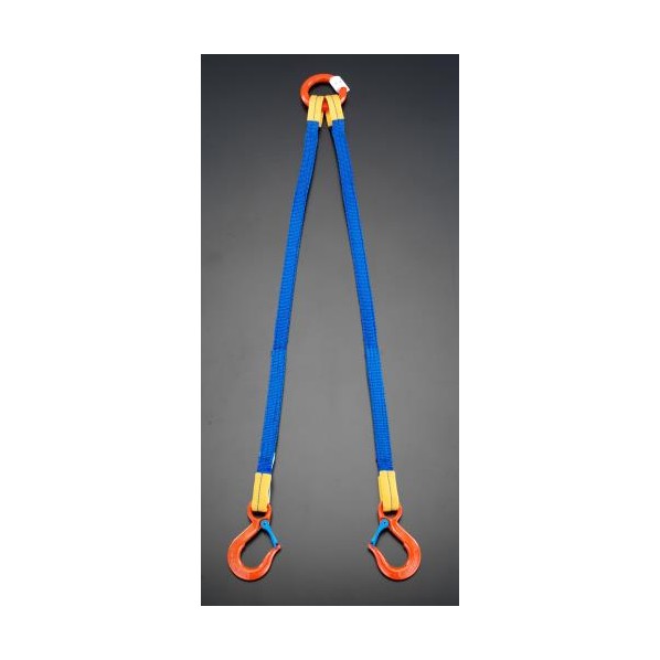 エスコ 3.0tonx3.0m[2本吊り]金具付スリング EA981FD-35A【2506DFD_3】