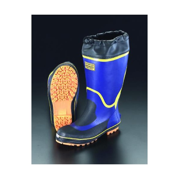 エスコ 26.5cm[アメゴム]安全長靴 EA998RG-26.5