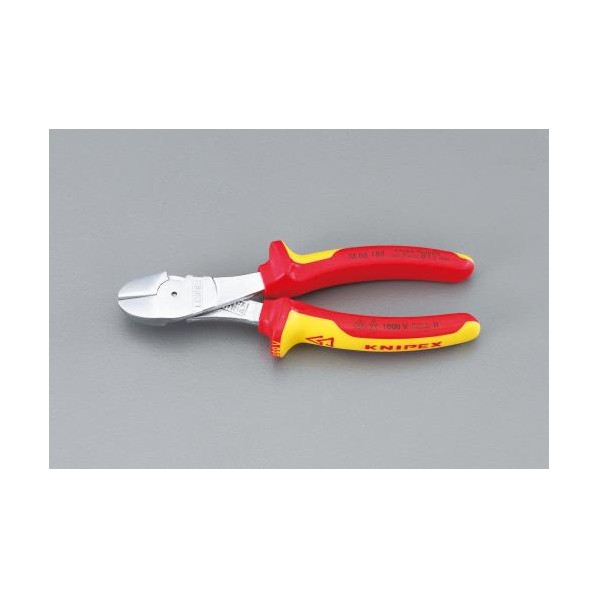 エスコ 強力型ニッパー(絶縁・1000V) 200mm EA536KF-4【2506DFD_3】