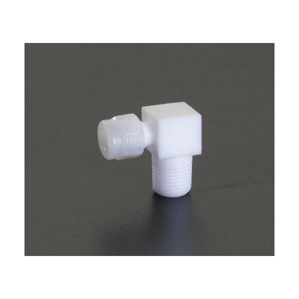 エスコ ［フッ素樹脂製］エルボユニオン 12mm×3/8 EA425HB-123