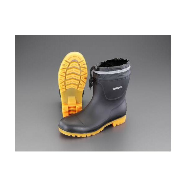 エスコ 安全長靴 25.5cm 黒 EA998XY-25.5