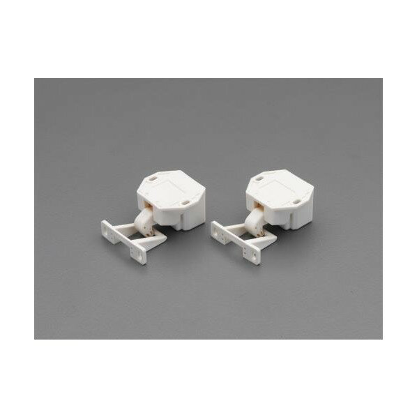 エスコ 46mmx40x30mm耐震レバーラッチ(2個) 46(W)×40(D)×30(H)mm 白 EA979AJ-1 2個