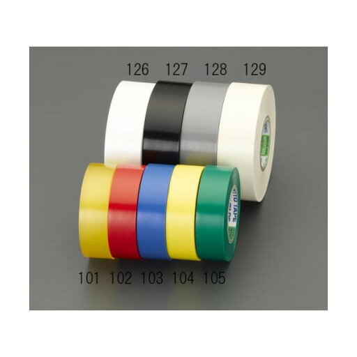 エスコ(esco) 25mmx20mビニールテープ灰/1巻 EA944NP-128【2506DFD_3】 エスコ(esco) 25mmx20mビニールテープ灰/1巻 EA944NP-128【2506DFD_3】