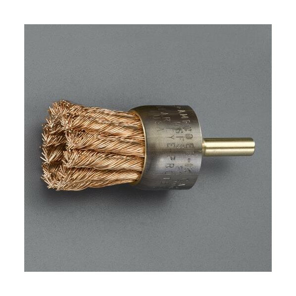 エスコ(esco) 25mm/6.35mm 軸付ワイヤーブラシ(ノンスパーキング) EA642KE-202
