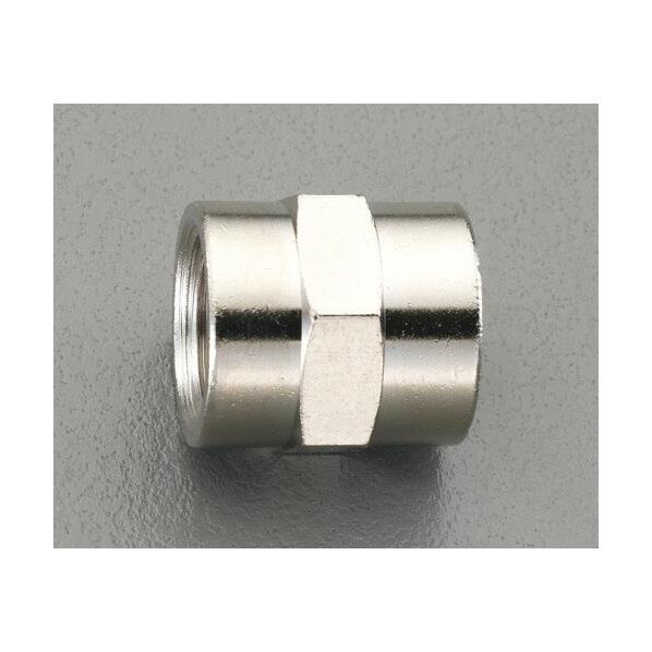 エスコ 中間ソケット(真鍮製) G1/2 ×G1/2 EA141CE-4