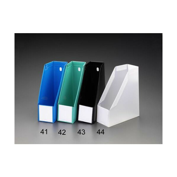 エスコ(esco) 102x265x309mm ファイルスタンド(たて型/ブルー) EA954TD-41【2506DFD_3】