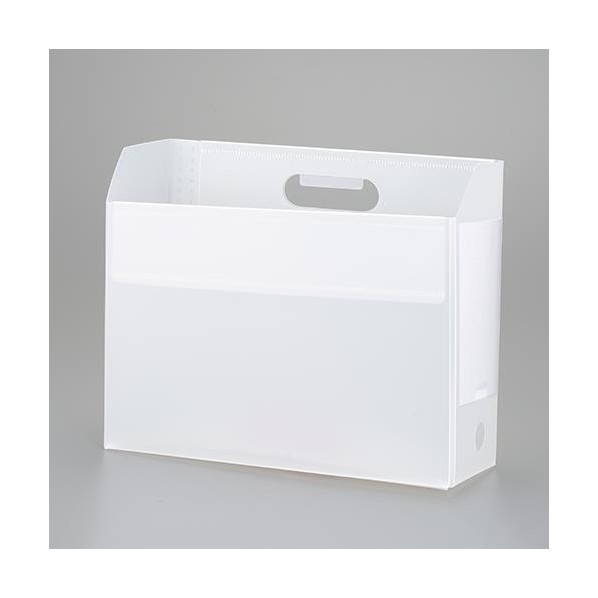 エスコ(esco) 102x265x309mm ファイルスタンド(横型/クリアー) EA954TD-54【2506DFD_3】