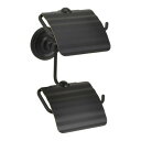 ゴーリキアイランド トイレットペーパーホルダー TPH PB W2 BK 幅140×高さ240×奥行165mm 黒色 640462(264-64462) 1個