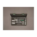 エスコ(esco) 1/2インチsq ソケットレンチセット ソケットレンチセット EA617DC-13 1個【2506DFD_3】