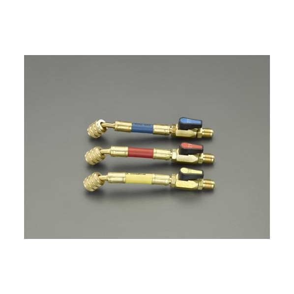 特徴 ●ねじサイズ…UNF1/2-20(5/16”フレア) ●全長…15cm ●色…赤・青・黄 ●入数…各色1本 仕様 重量 364g 入数 1個 EA104TJ0