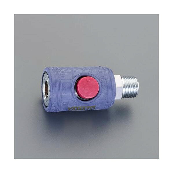 エスコ(esco) エアーカップリングソケット(ボタン式) 3/8in EA140TB-3 1個