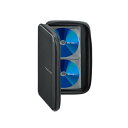 エスコ(esco) 175x55x300mm CD/DVD/BDケース(56枚/ブラック) EA762EE-121 1個【2506DFD_3】