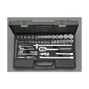 エスコ ソケットレンチセット 1/4inDR・1/2inDR EA617DC-5A 1個【2506DFD_3】