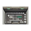 エスコ ソケットレンチセット 1/2inDR EA617DC-18 1セット【2506DFD_3】