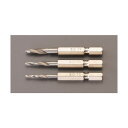 エスコ(esco) 3.0-5.0mm/3本組 下穴錐(六角軸/HSS) EA824DP 1セット