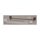 エスコ 46x300mm スチールバー(黒塗料) EA951EL-152 1個