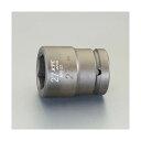 エスコ(esco) インパクトソケット(ピン・リング付) 3/4インチDR×21mm EA164KK-21 1個