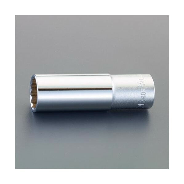 エスコ(esco) ディープソケット(インチ/12角) 1/2インチDR×11/16インチ EA618KN-61 1個