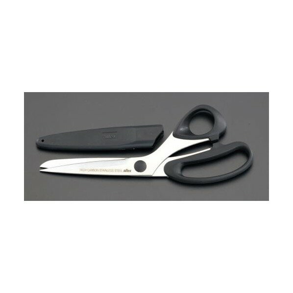 エスコ ［ステンレス製］ラシャ切はさみ 210mm EA540B-30 1個