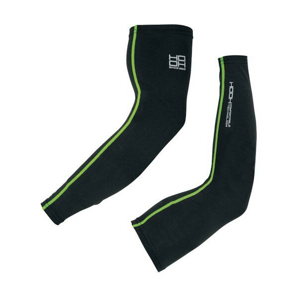 村上被服 クールコットンアームカバー LL ブラック×ライムイエロー 186-LL-87 1点×10双