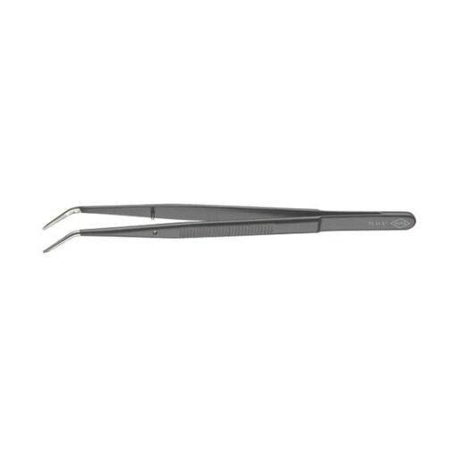 エスコ 155mm先丸45°ピンセット EA595A-6 1個【2506DFD_3】 エスコ 155mm先丸45°ピンセット EA595A-6 1個【2506DFD_3】