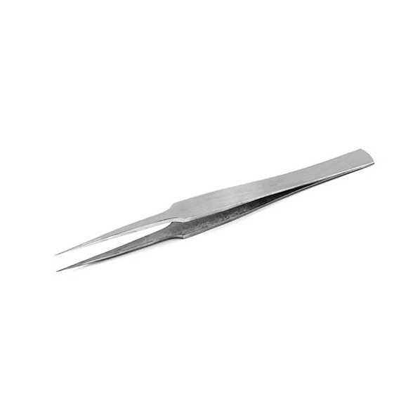 エスコ 精密ピンセットステンレス製 125mm EA595AK-24 1個