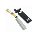 近興 日本製 鞘鉈 片刃 鋼付 全長:345mm 刃長:165mm 柄長:173mm 1個