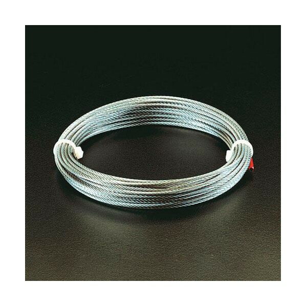 エスコ 0.81mmx30M[ステンレス製]ワイヤーロープ EA628SJ-0.8 1個