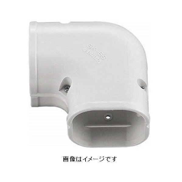 因幡電工 スリムコーナー平面90° ホワイト SK-140-W 1個