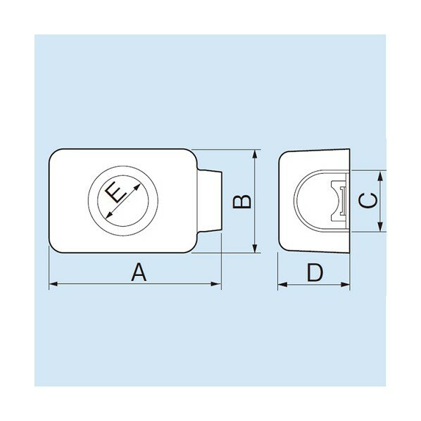 因幡電工 給水・給湯用配管化粧カバー 給水栓用エルボカバー JEC-20-20N 1個