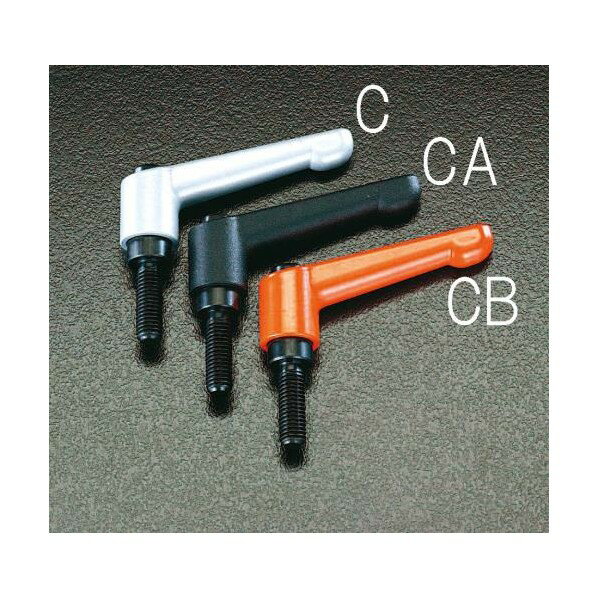 エスコ M8x40mmクランプレバー[シルバーグレー] EA948C-26