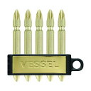 ベッセル 両頭ビット リミテッド ゴールド +2×65 A142065LGO 5本×10パック