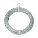 トラスコ メッキ付ワイヤーロープΦ6mmX10m CWM-6S10 (6MMX10M) 1点