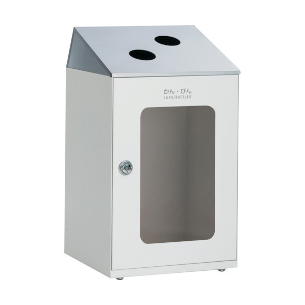 テラモト ニートSTF ミエル ステン かん・びん用 約460×460×813mm オフホワイト DS-166-558-7 1台【2506DFD_5】