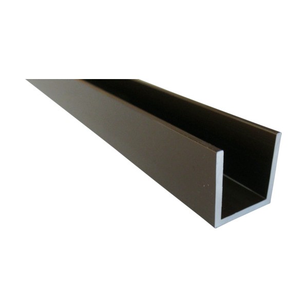 アルインコ アルミチャンネル 25x15x2.0ブロンズ 2m HP500B 1点