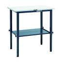 ※法人専用品※TRUSCO SAEM型高さ調整作業台 900X600 下棚2枚付 DG色 SAEM-0960LT2 DG 1個