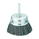 トラスコ(TRUSCO) 軸付カップブラシφ65X軸6鋼線線径0.3 107 x 88 x 83 mm TB-6632