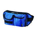 トラスコ(TRUSCO) ウエストポーチ2ポケットブルー 239 x 179 x 95 mm TC-WDP-BL