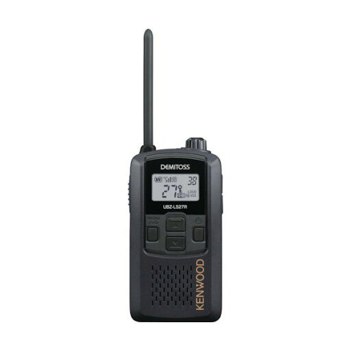 JVCケンウッド 特定小電力トランシーバー(交互通話/中継器対応型) 中継器対応型 ブラック UBZ-LS27RB 1台 JVCケンウッド 特定小電力トランシーバー(交互通話/中継器対応型) 中継器対応型 ブラック UBZ-LS27RB 1台