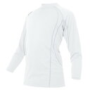 アイトス 長袖Tシャツ(男女兼用) 6L 001ホワイト 551048 1枚