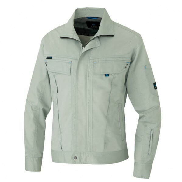 アイトス 長袖サマーブルゾン（男女兼用） LL 005アースグリーン 30530 1枚