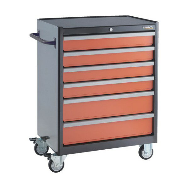 トラスコ ローラーキャビネット 引出4段 50X1 100X2 150X1 仕切板付 TFRC-121S 1個