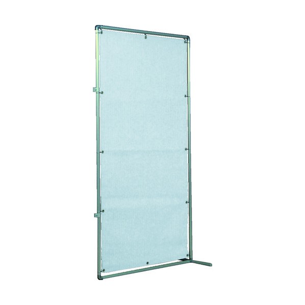 吉野 火花用衝立アルミパイプ1×2接続固定 2050 x 130 x 110 mm YS-12JF-BW