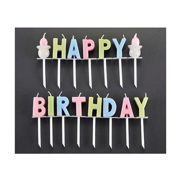 アズワン ハッピーバースデーキャンドルギフト B5534-00-00 8284850 61-6773-77 1点