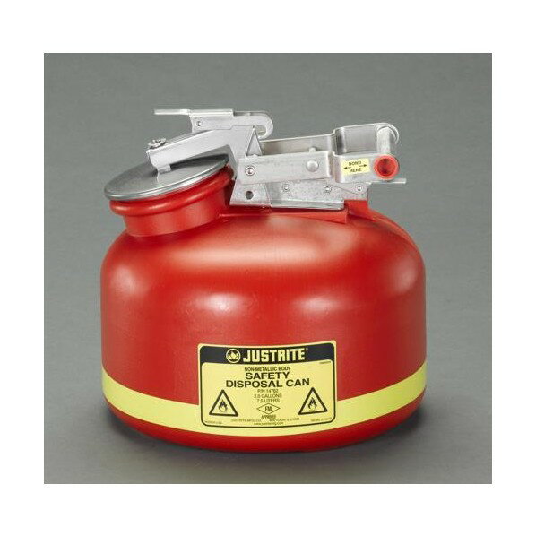 エスコ 7.5L/2ガロン 廃油缶 EA991JF-1 1個