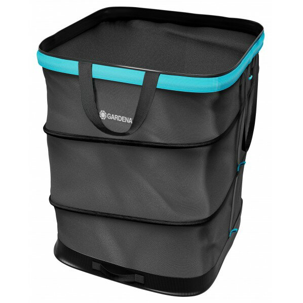 GARDENA ガーデンゴミ用 ガーデンバッグ 折り畳み式 M M ダークグレー/ターコイズブルー/オレンジ 1171..
