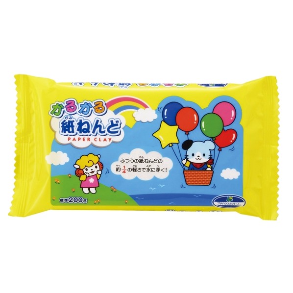 かるかる紙粘土 標準200g 283-046 1個