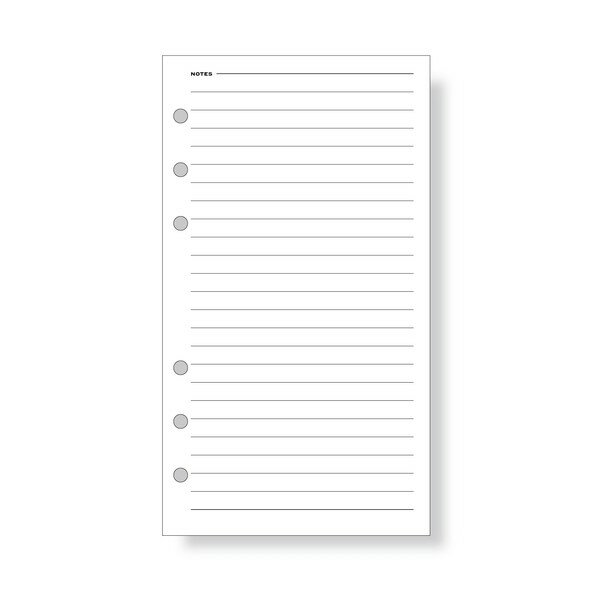 システム手帳リフィル WWR510W 1冊